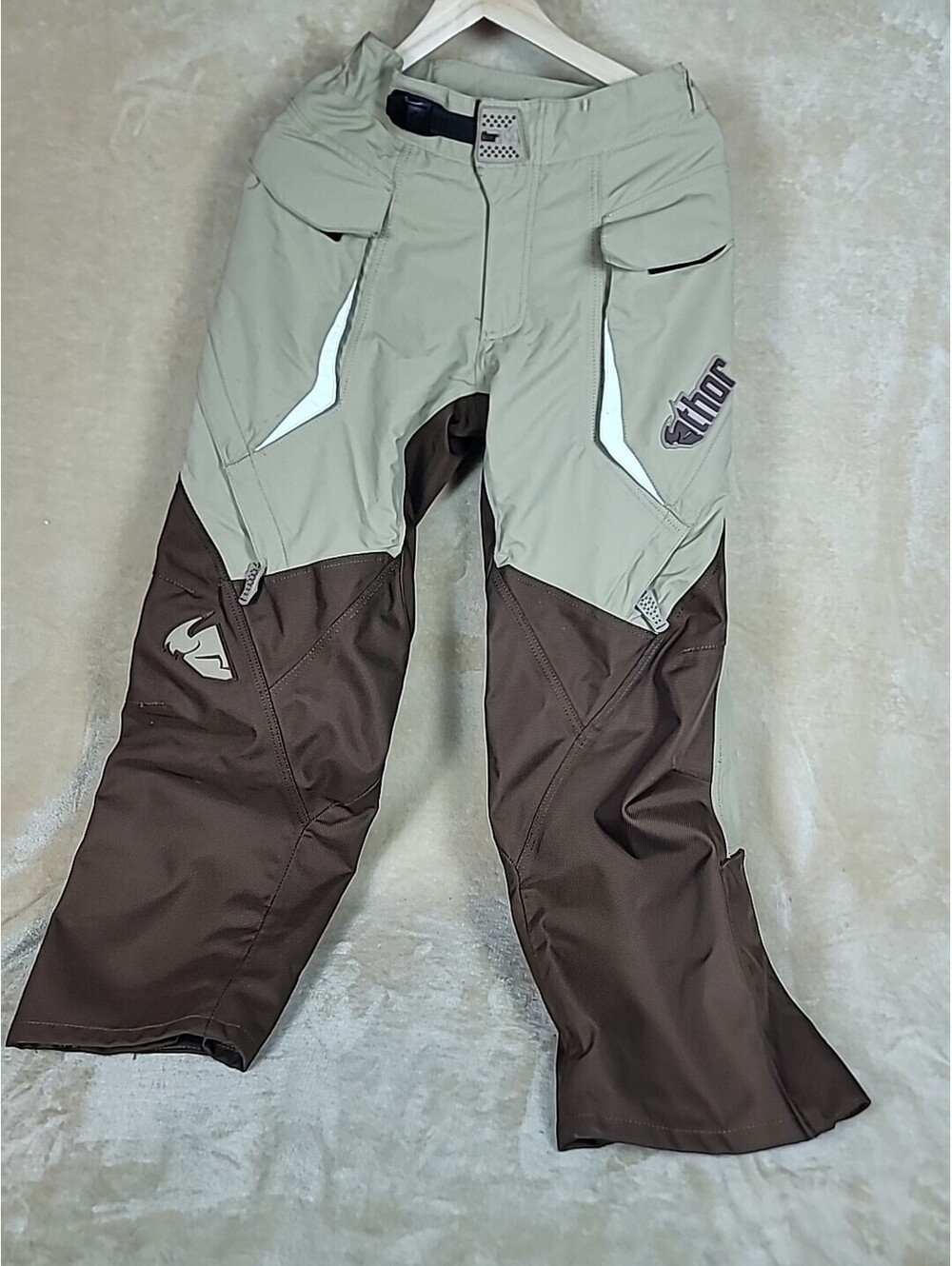 Thor Ride Dirt Motocross Broun Pants SZ 28 Adj. Vents & Waist & Leg Series 2008
